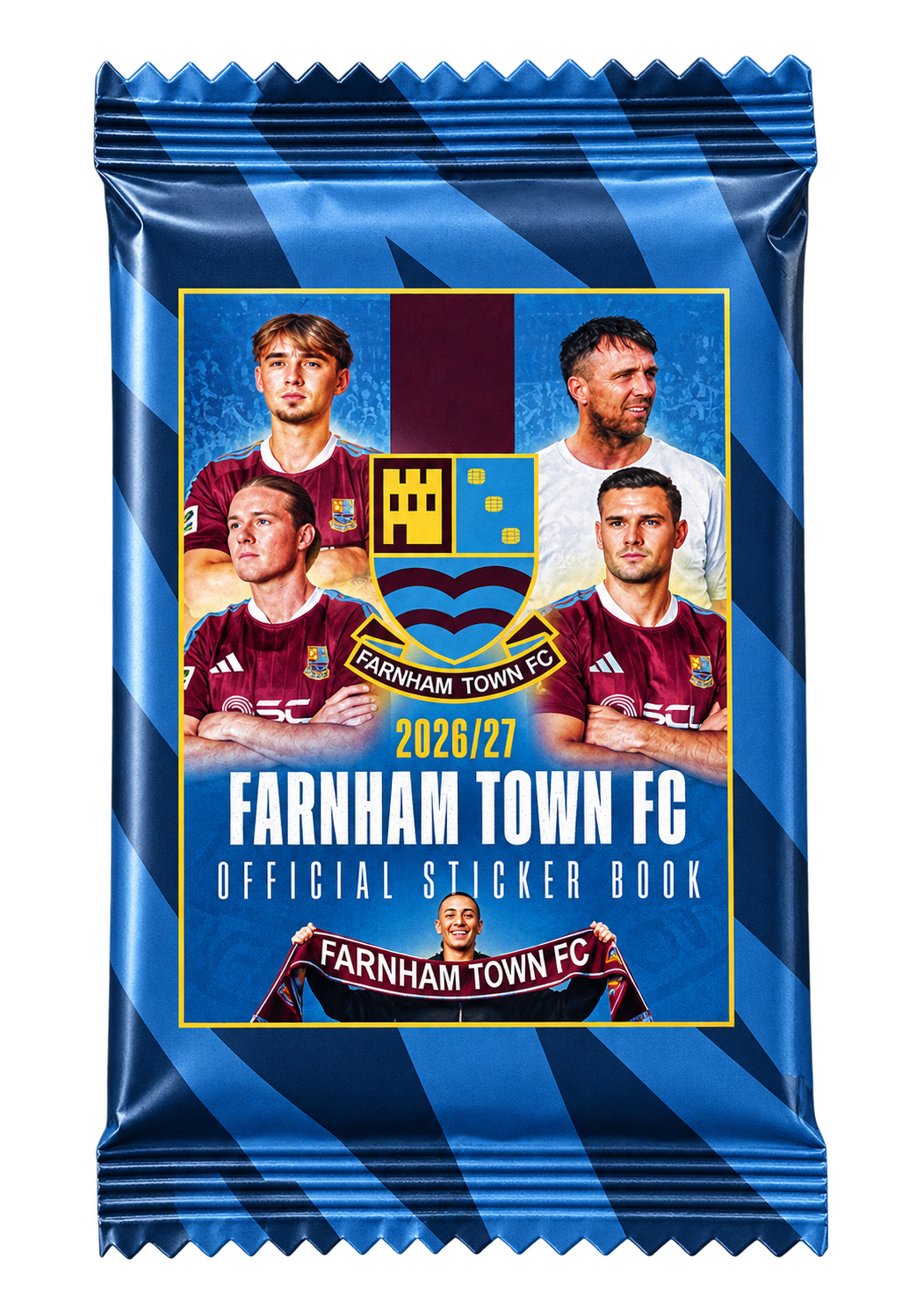 Farnham Town 26/27 Sticker Packs - NEW RELEASE (Bundle of 3)