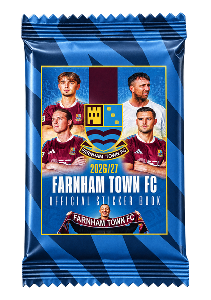 Farnham Town 26/27 Sticker Packs - NEW RELEASE (Bundle of 3)