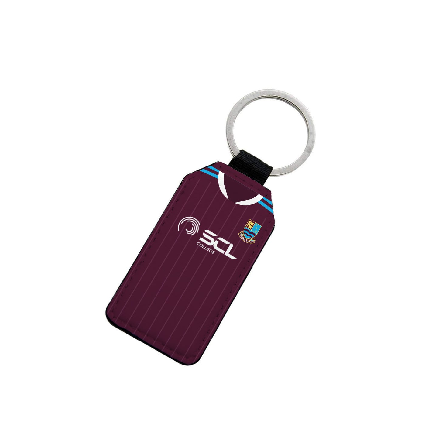 Farnham Town 26/27 Home Kit Leather Keyring