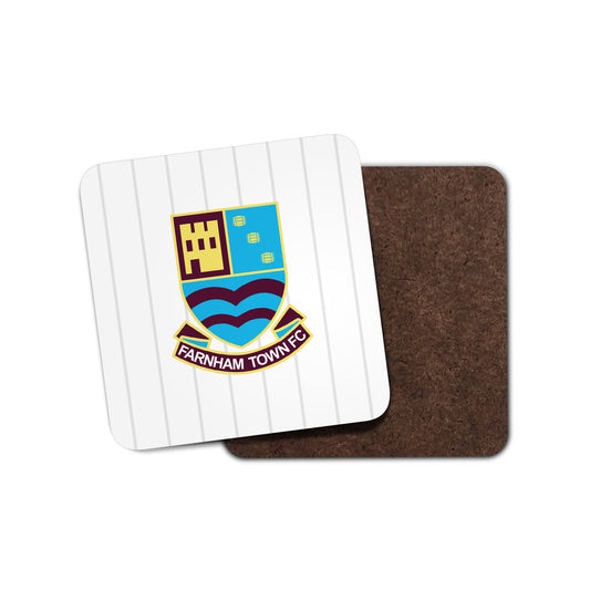Farnham Town White Crest Coaster