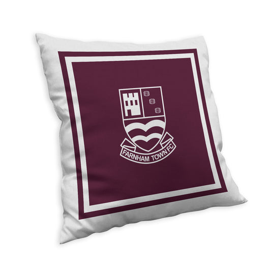 Farnham Town Mono Crest Cushion