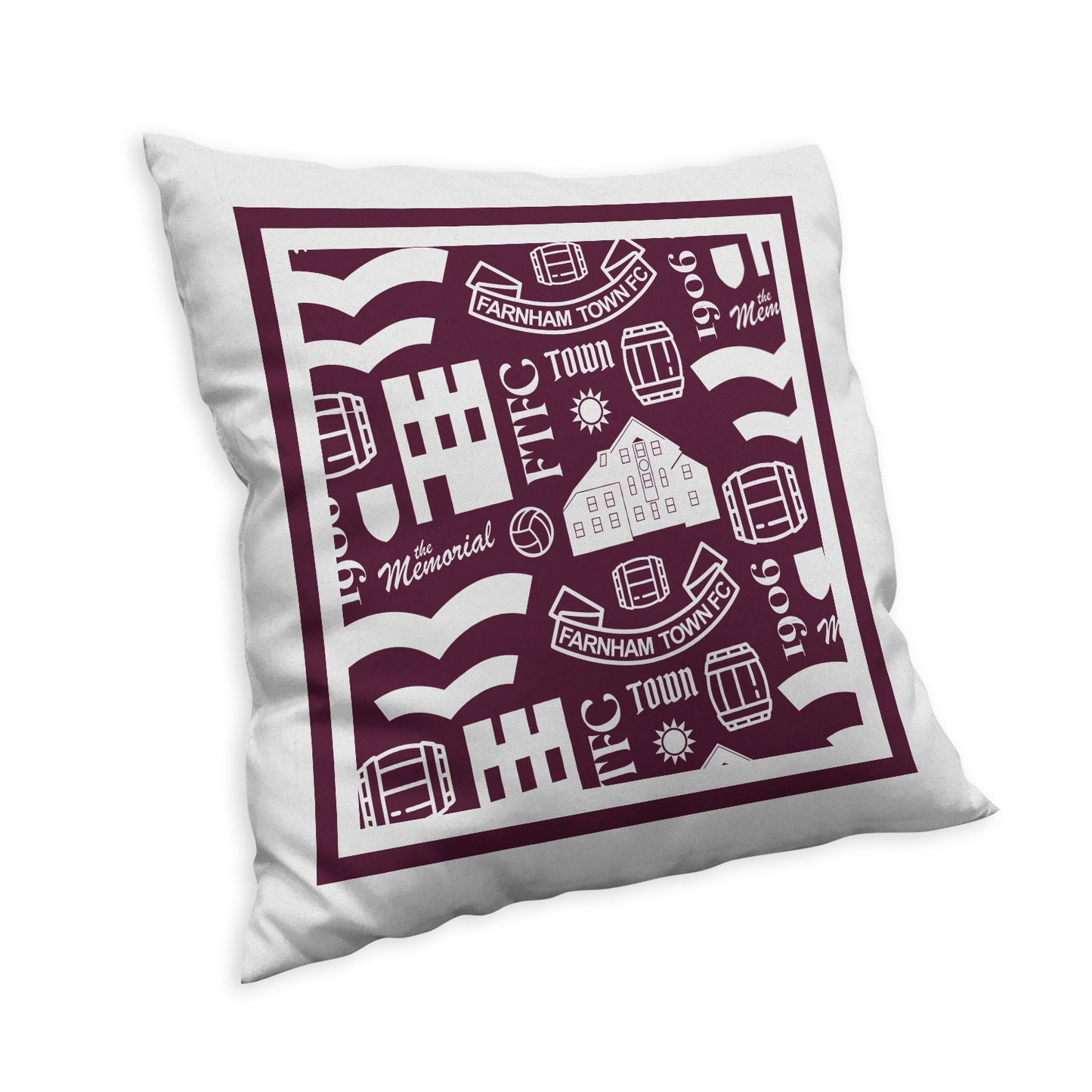 Farnham Town Icons Cushion