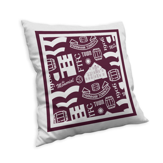 Farnham Town Icons Cushion